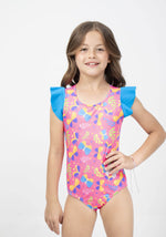 Cargar imagen en visor de galería, Vestido De Baño Enterizo Niña