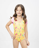 Cargar imagen en visor de galería, Vestido De Baño Enterizo Niña