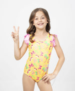 Cargar imagen en visor de galería, Vestido De Baño Enterizo Niña