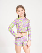 Cargar imagen en visor de galería, Vestido De Baño 2 Piezas Niña