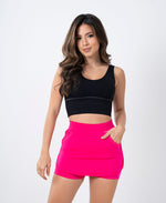 Cargar imagen en visor de galería, Falda Short Kamila Con Bolsillos