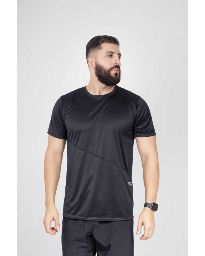 Camiseta Deportiva Unicolor Hombre KML