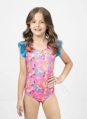 Vestido De Baño Enterizo Niña