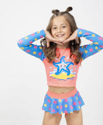 Cargar imagen en visor de galería, Vestido De Baño 2 Piezas Niña
