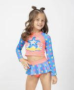 Cargar imagen en visor de galería, Vestido De Baño 2 Piezas Niña
