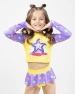 Cargar imagen en visor de galería, Vestido De Baño 2 Piezas Niña
