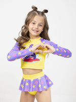 Cargar imagen en visor de galería, Vestido De Baño 2 Piezas Niña
