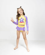 Cargar imagen en visor de galería, Vestido De Baño 2 Piezas Niña
