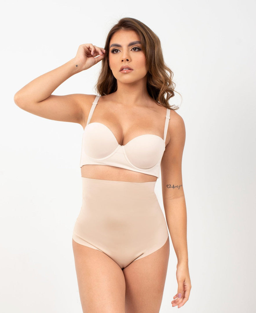 Panty Alto Sin Costuras Hilo Kamila