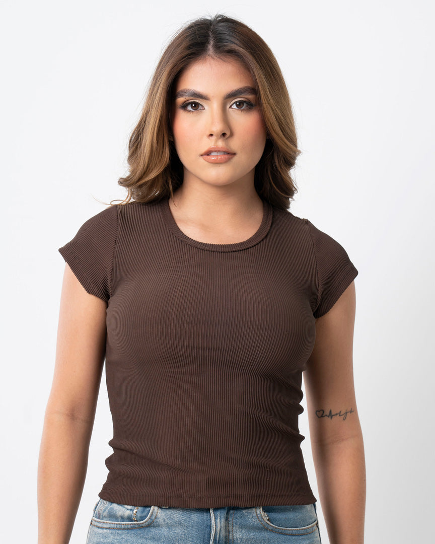 Blusa Dama Manga Corta