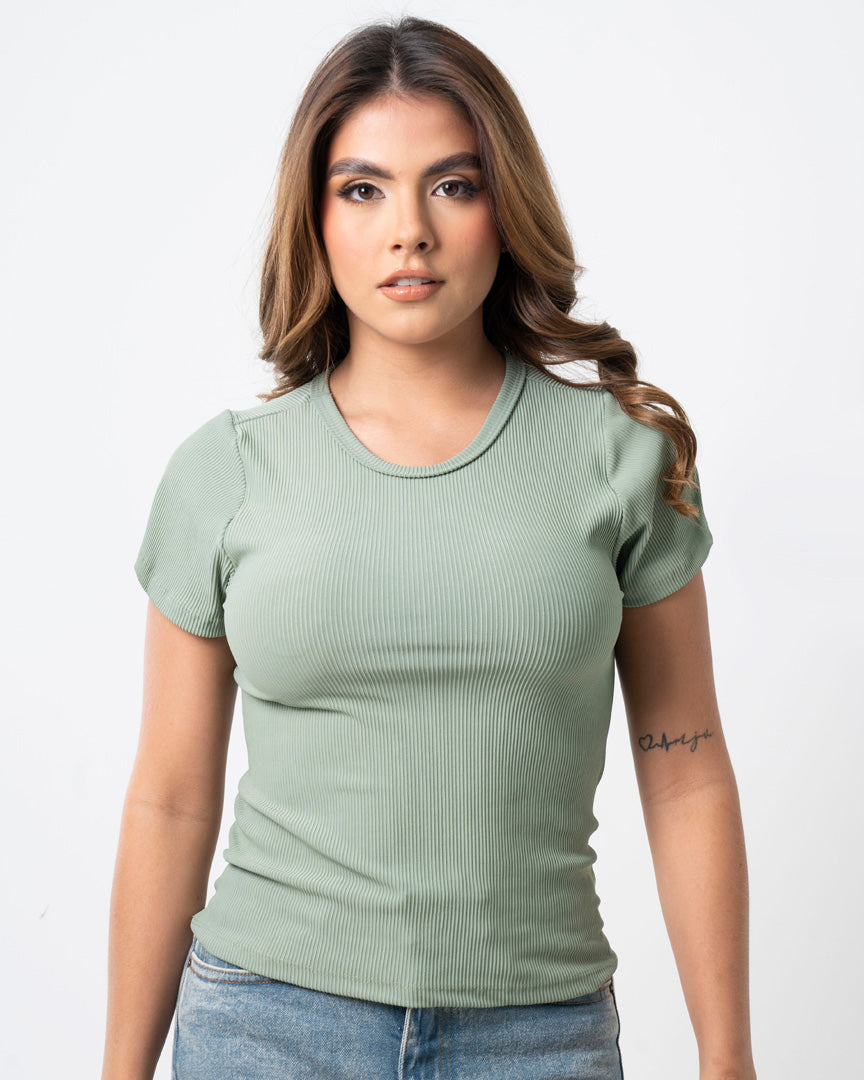 Blusa Dama Manga Corta
