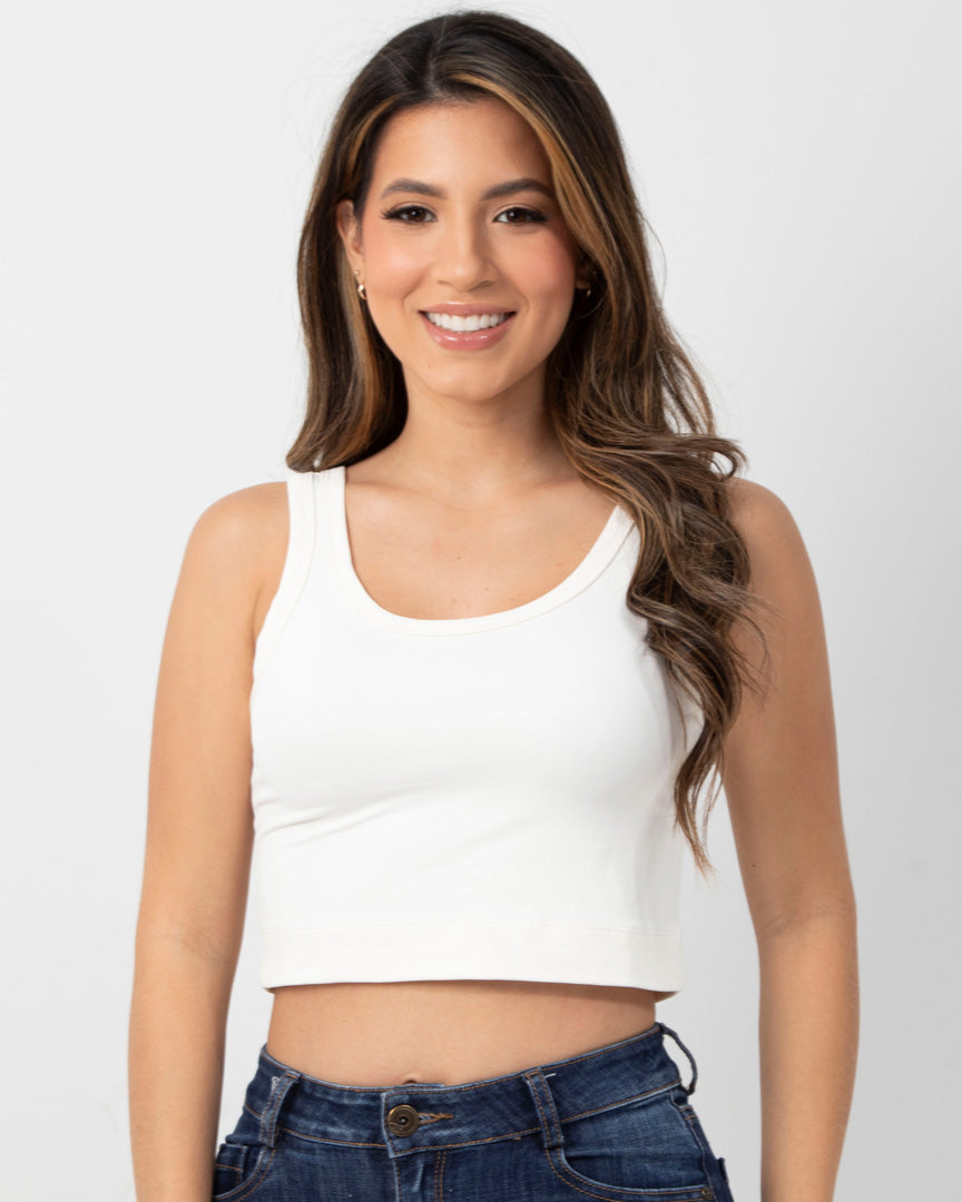 Blusa Básica Corta Kamila