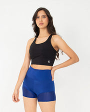 Biker Deportivo Con Detalle en Malla