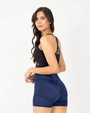 Biker Deportivo Con Detalle en Malla