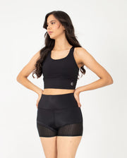 Biker Deportivo Con Detalle en Malla