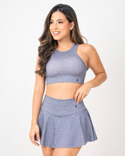 Conjunto Deportivo Top + Falda Short