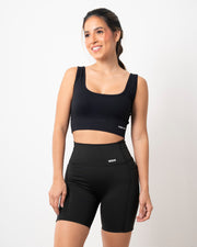 Biker Dama Con Bolsillos