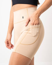 Biker Dama Con Bolsillos