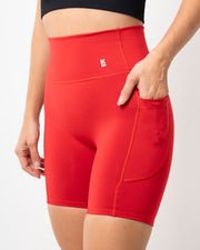 Biker Dama Con Bolsillos