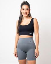 Biker Dama Con Bolsillos