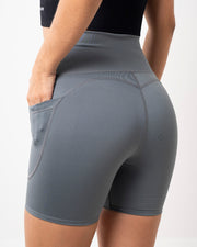 Biker Dama Con Bolsillos