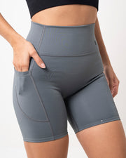 Biker Dama Con Bolsillos