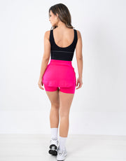 Falda Short Kamila Con Bolsillos