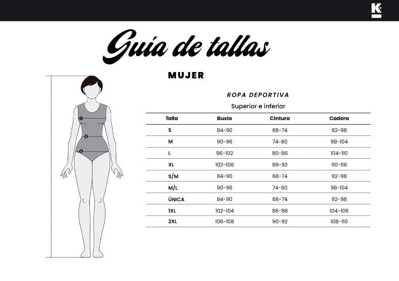 Guía de tallas